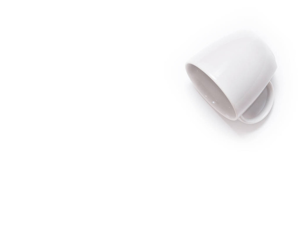 White cup on white background - Photo, Image