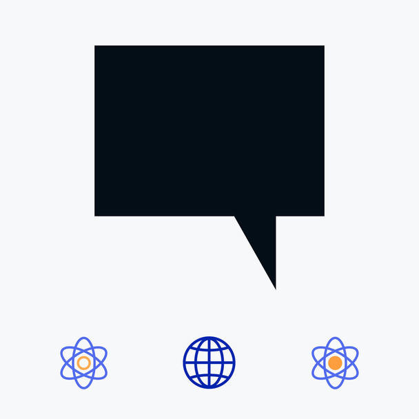 Speech bubbles icon - Vector, Image