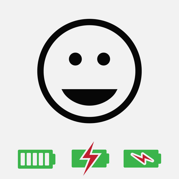 Smile icon, vector - Vector, Image