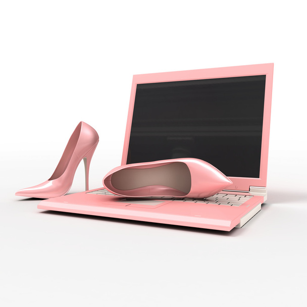 Notebook and stiletto - Photo, Image