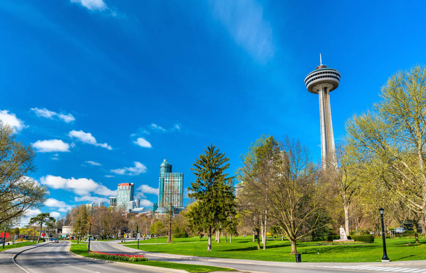 Skyline van Niagara Falls City in Canada - Foto, afbeelding