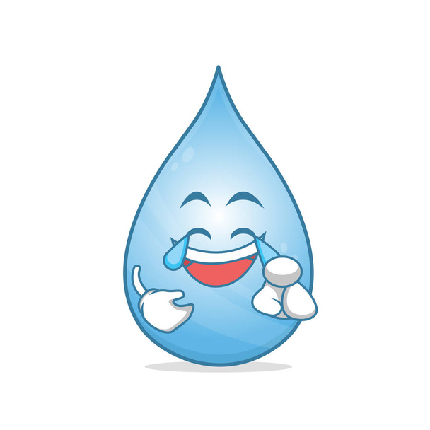 Joy water cartoon character vector - Wektor, obraz