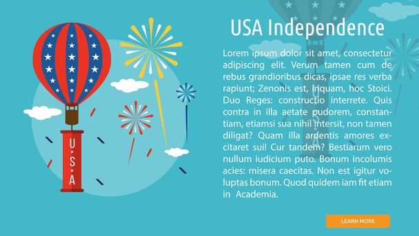 США незалежності концептуальний дизайн - Вектор, зображення