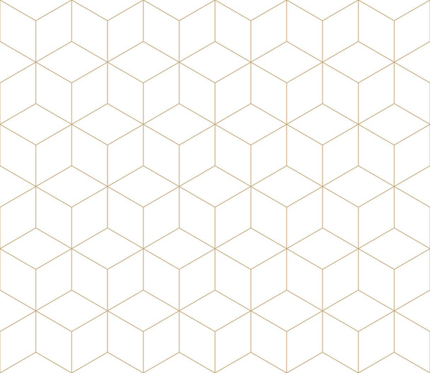 sacred geometry grid graphic deco hexagon pattern - Vector, Image