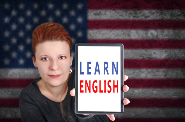Russian language learning concept. - Фото, изображение