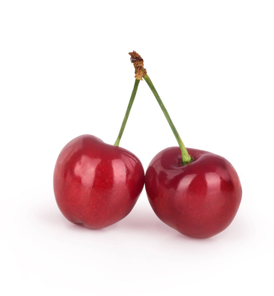 Juicy cherry on a white background - Fotó, kép