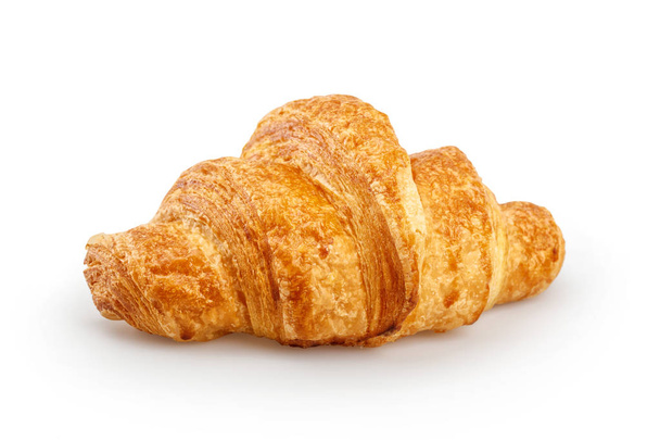 Fresh Croissant Isolated on white background - Photo, Image