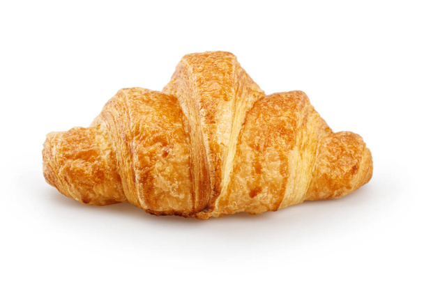 Čerstvě croissant izolované na bílém pozadí - Fotografie, Obrázek