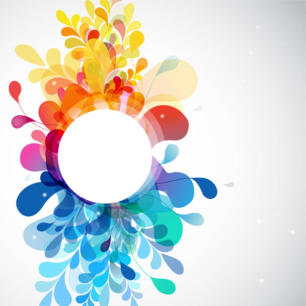 Abstract colored flower background. - Vector, imagen
