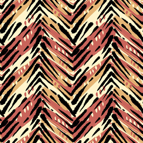 Безшовний пензлик текстильний каракулевий візерунок гранжева текстура
 - Вектор, зображення