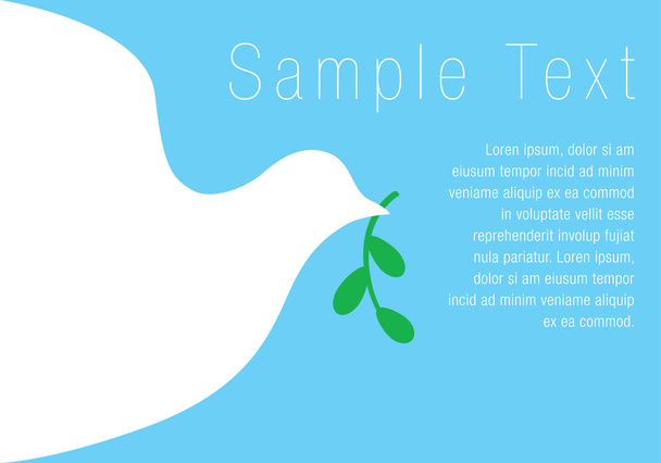 Dove - Symbol of Peace - Background - Vector, Image