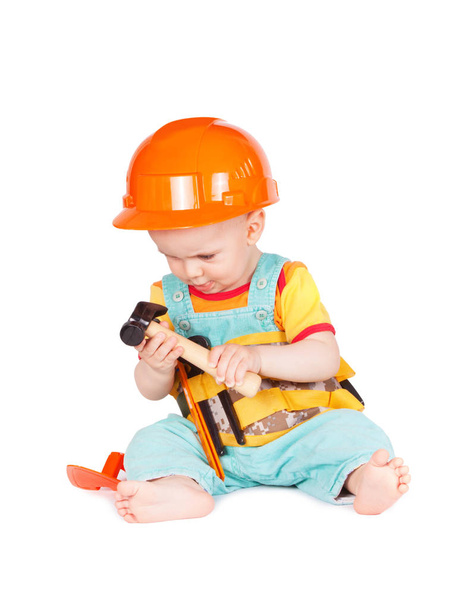 Children with toy tools - Foto, Imagen
