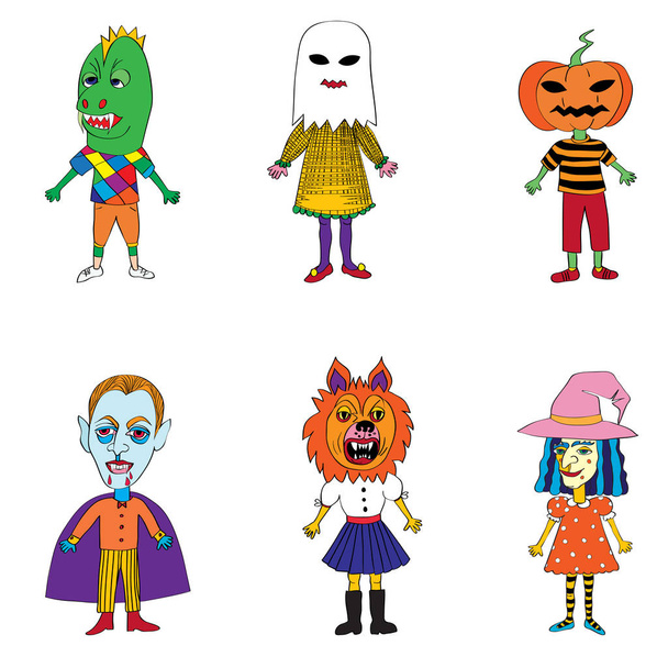 helloween figurinos desenhos
 - Foto, Imagem