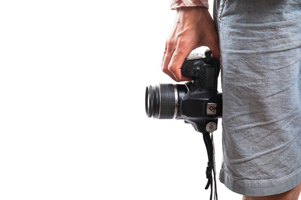 Photographer with photo camera - Photo, image