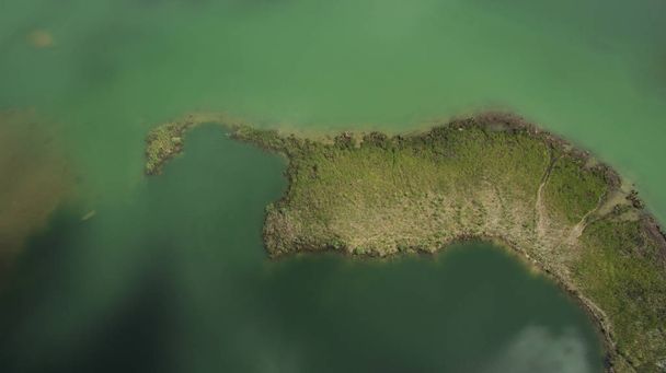 Very beautiful deserted island view from above - Foto, Imagem