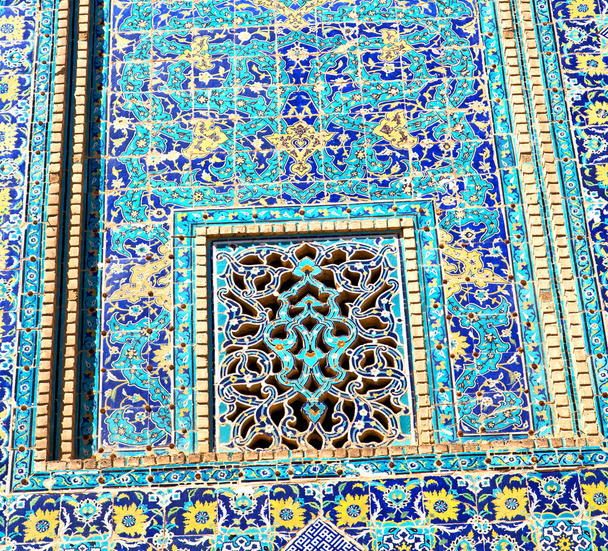 w Iranie stare płytki dekoracyjne  - Zdjęcie, obraz