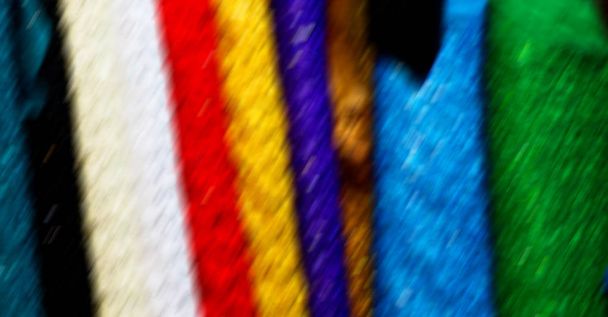in iran sjaal in een markt textuur   - Foto, afbeelding