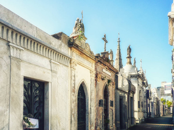 レコレタ墓地。ブエノスアイレス,アルゼンチン - 写真・画像