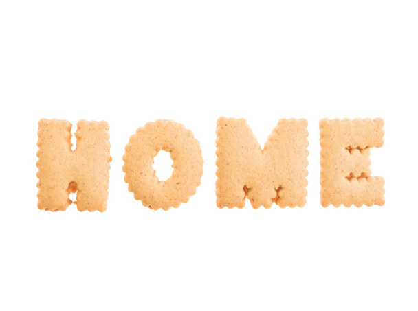 Home Alphabet isoliert auf weißem Hintergrund - Foto, Bild