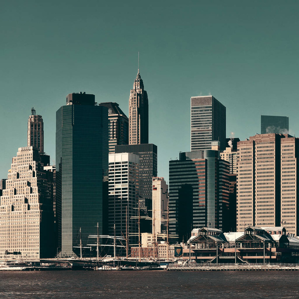 Manhattan downtown skyline - Photo, Image