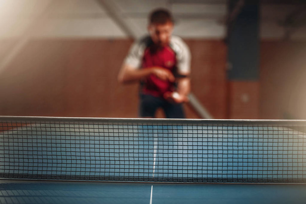 male table tennis player  - Фото, изображение