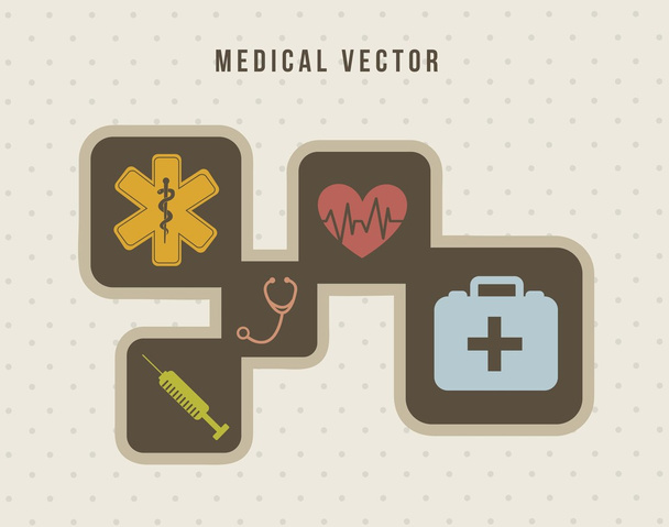 Ikony medyczne - Wektor, obraz