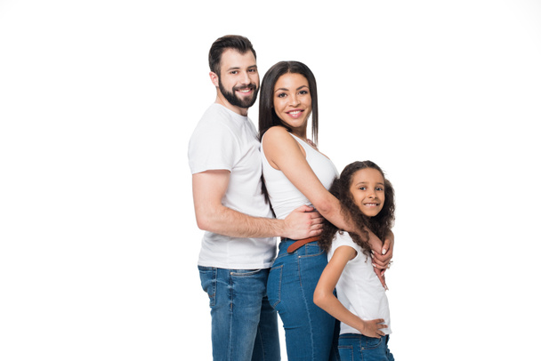 Heureuse famille multiethnique
 - Photo, image