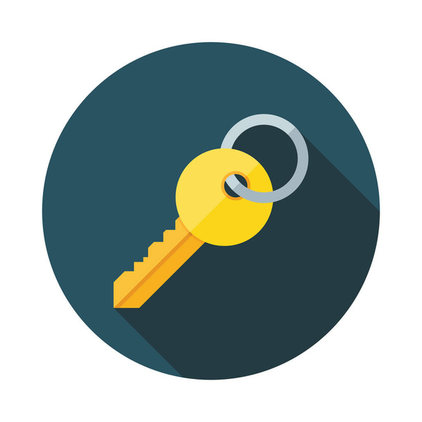Flat key icon  - Διάνυσμα, εικόνα