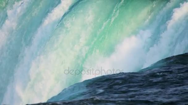 Cataratas do Niágara água doce transparente
 - Filmagem, Vídeo