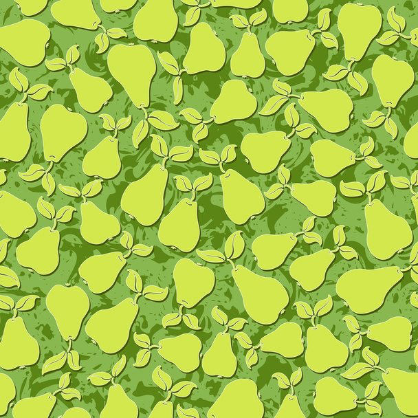 Pear seamless background - Вектор, зображення
