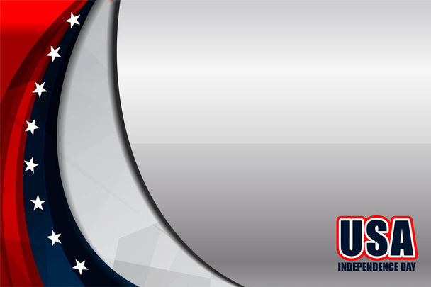 USA Amerikaanse vlag achtergrond - Vector, afbeelding