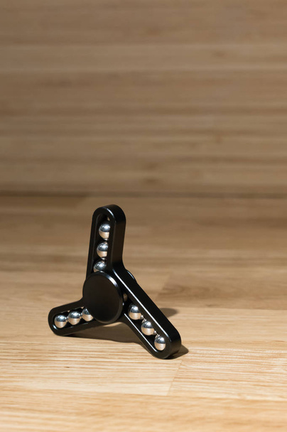 black fidget aluminum spinner - Photo, Image