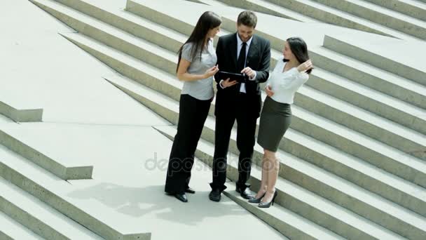 executives using tablet  - Footage, Video