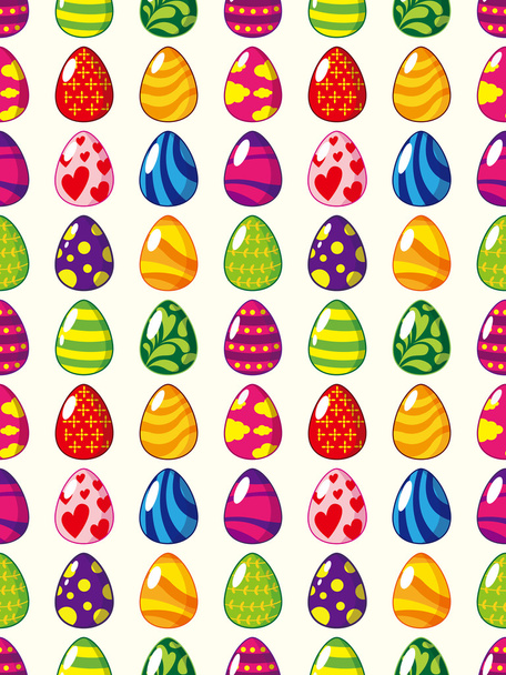 seamless Easter egg pattern - Vector, Image