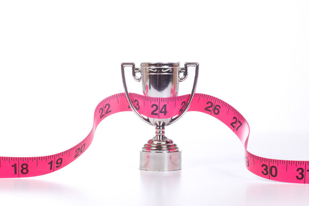 Loosing weight goal achievement concept - Фото, зображення