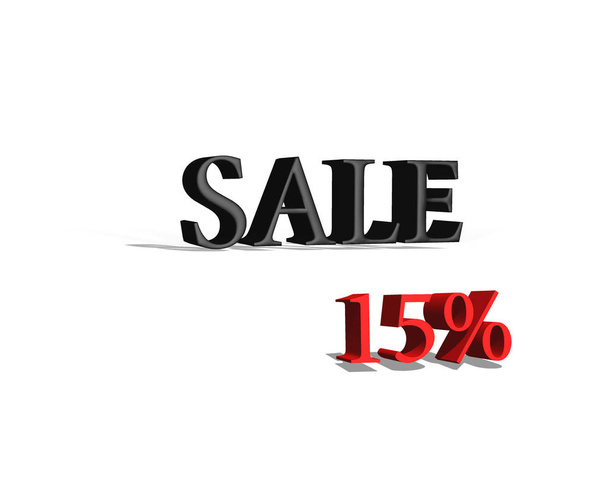 Sale of fifteen percent - Photo, Image