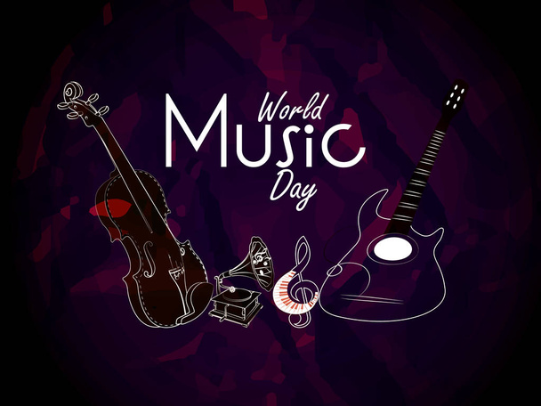 Всесвітній день музики Анотація
 - Вектор, зображення