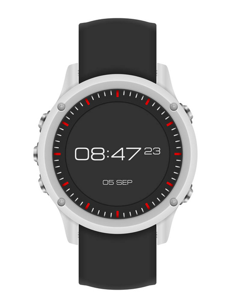 Watch on white - Vector, Image