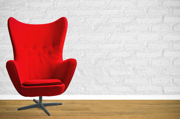 Interior design, a vörös szék  - Fotó, kép