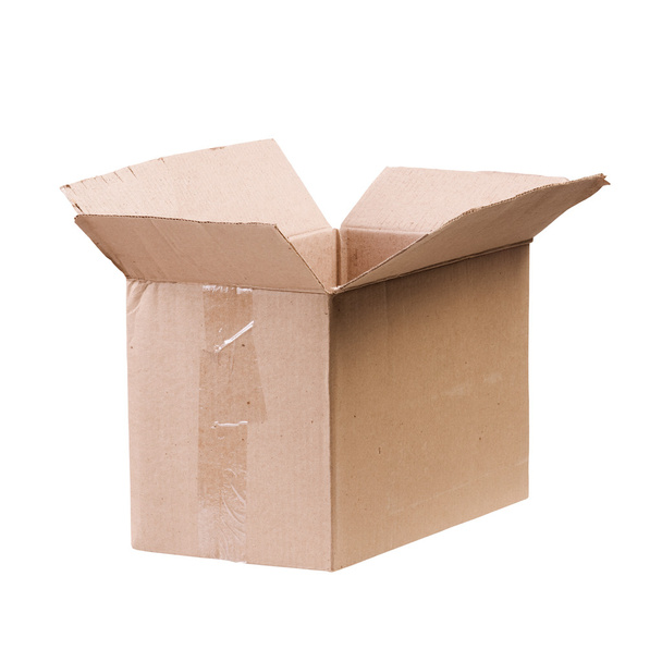 открытая картонная коробка - Фото, изображение