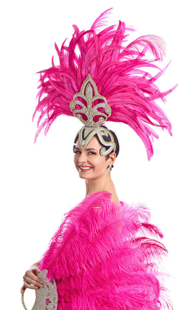 hermosa mujer en traje de carnaval - Foto, imagen