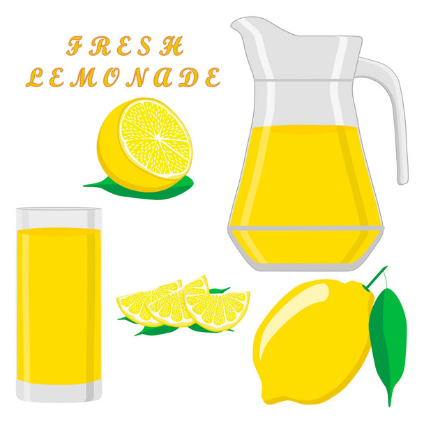 De thema-limonade - Vector, afbeelding