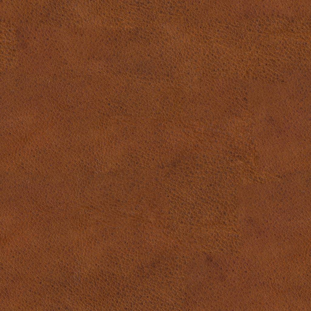 Texture of brown grunge leather. Seamless square background, til - Photo, Image
