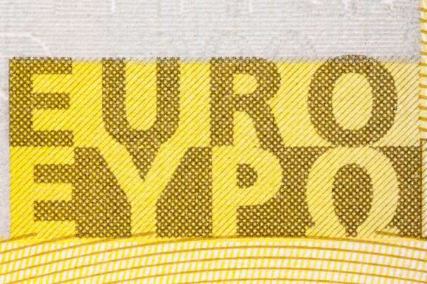 Symbol měny euro bankovek, dvě stě. - Fotografie, Obrázek