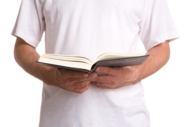 De Bijbel lezen - Foto, afbeelding