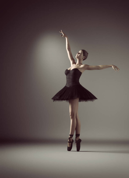Young and beautiful ballerina - Photo, Image