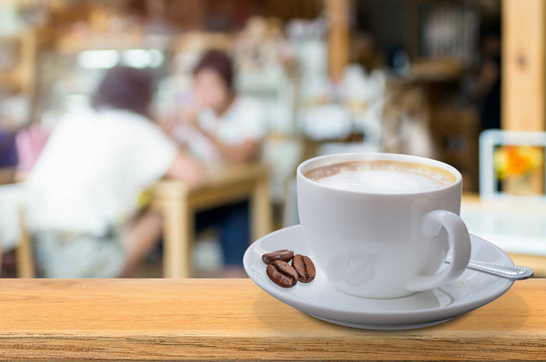 Coffee cup on table   - Фото, изображение