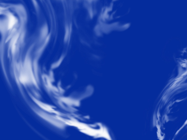 abstrakter blauer Rauch - Foto, Bild