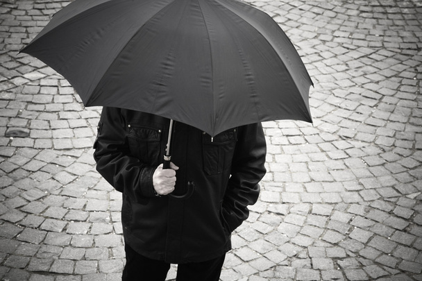 man with umbrella - Foto, immagini