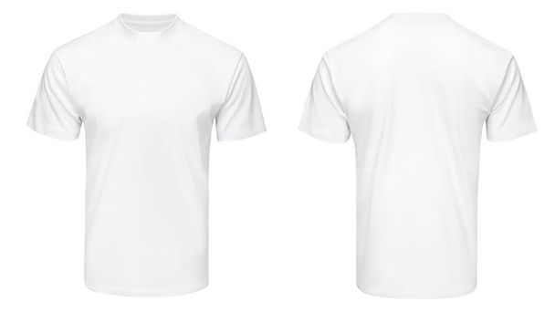 t-shirt blanc, vêtements sur isolé
  - Photo, image